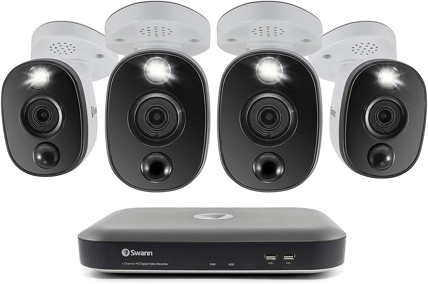 Swann 4 Channel 4 Camera DVR Security System Wired Surveillance 4K HD DVR-5580