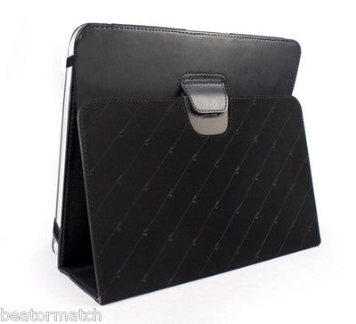 Tuff-Luv Type-View Series Leather Case Cover for Apple iPad 3 - Black C12_30