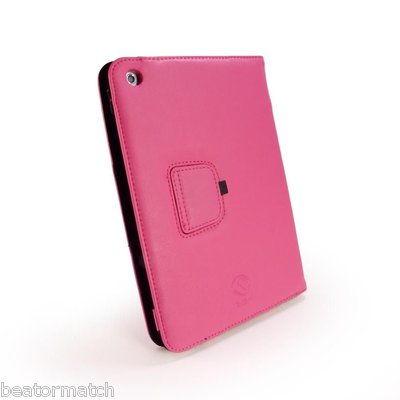 Tuff Luv Stasis Smart Case Stand iPad Mini Sleep Function Screen Clean Pad Pink