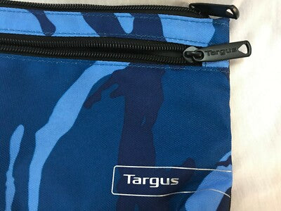 Camouflage Combat Army Pen Pencil Case School College Zipper Pouch Blue