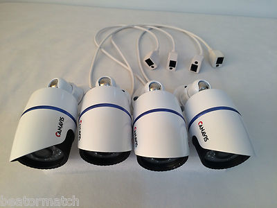 Canavis 8 Channel 720p NVR CCTV Kit 720P POE 1TB 4x 1MP HD IP Cameras 1TB HDD