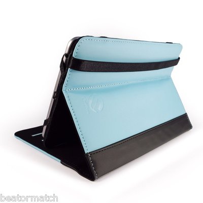 Tuff Luv Stand Smart Case Stasis Cover Apple iPad Mini Sleep Wake Faux Leather