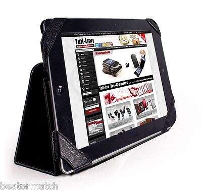 100 xJOB LOT Tuff-Luv Type-View Series Leather Case Cover Apple iPad 3 - C12_30