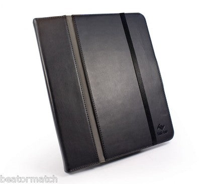 Tuff-Luv Type-View Series Leather Case Cover for Apple iPad 3 - Black C12_30