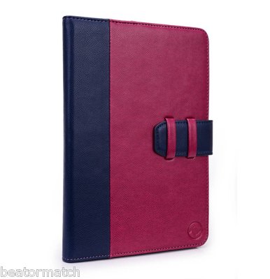 iPad Mini 1/2/3 Manhattan Faux Leather Sleep Wake Smart Case Kickstand Cover
