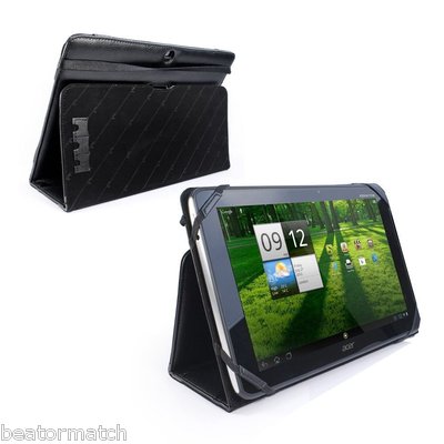 Tuff Luv Kindle Fire HD Nook HD 7" Smart Case Stand Faux Leather Sleep Function