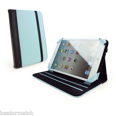 Tuff Luv Stand Smart Case Stasis Cover Apple iPad Mini Sleep Wake Faux Leather