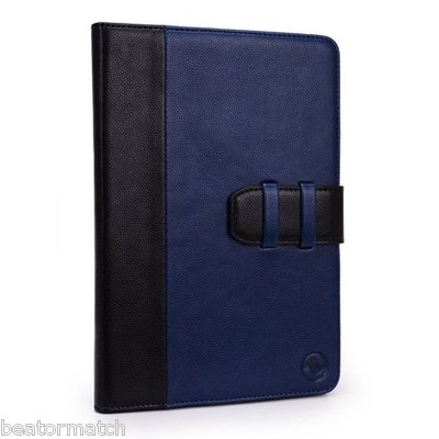 iPad Mini 1/2/3 Manhattan Faux Leather Sleep Wake Smart Case Kickstand Cover