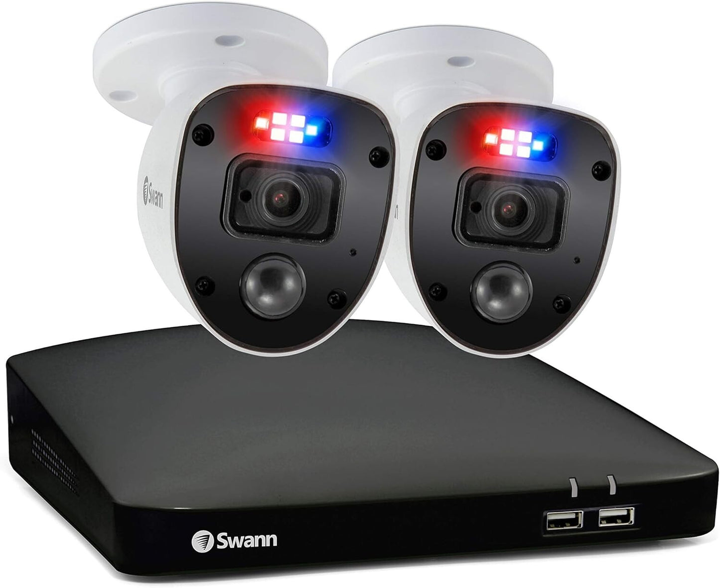 Swann Smart Security 1080p CCTV System 4 Channel 1 TB- 2 Cameras SWDVK-446802SL