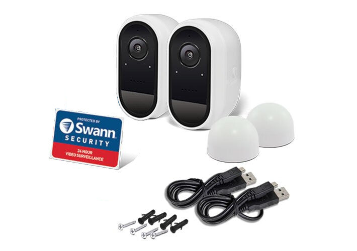 Swann SWIFI-CAMW 1080p HD Wire-Free Security Camera - Twin Pack