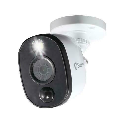 Swann CCTV Camera PRO-1080MSFB Heat Sensing Warning Light Colour Night Vision x2