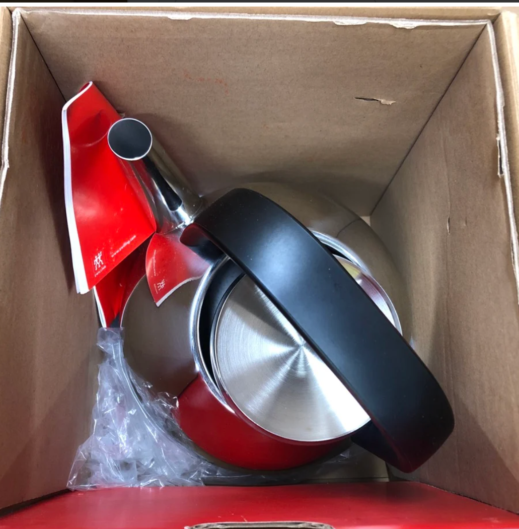 Zwilling Plus Kettle 1.6L Whistling Kettle silver New