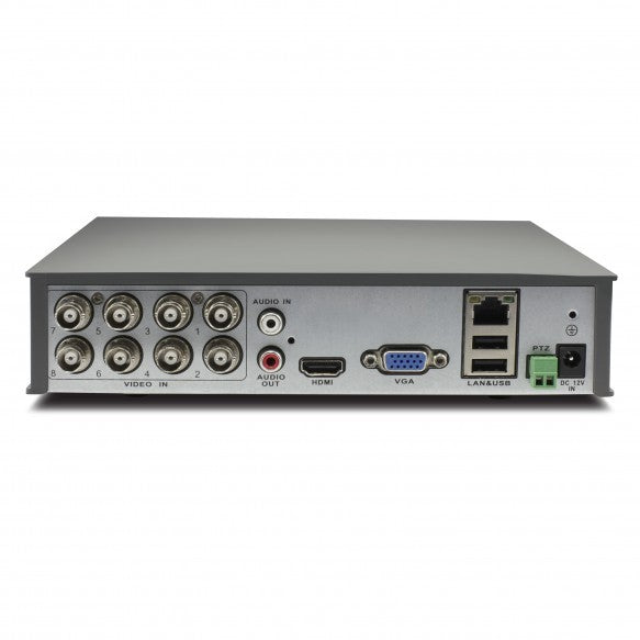 Swann DVR CCTV Recorder 1580 8/4 Channel HD 720p AHD TVI 500 GB HDD HDMI VGA