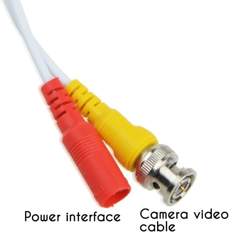 Swann BNC Power Extension Cable RG59 DC CCTV Security Video Camera DVR Data 18m