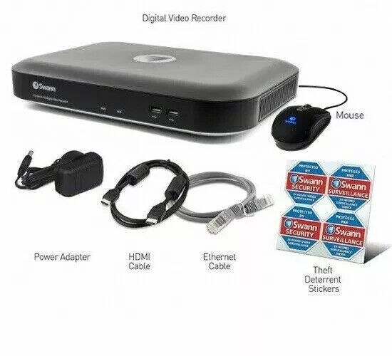 Swann DVR8 4980 8 Channel 5MP Super HD 1080p DVR AHD CCTV Recorder HDMI 2TB HDD
