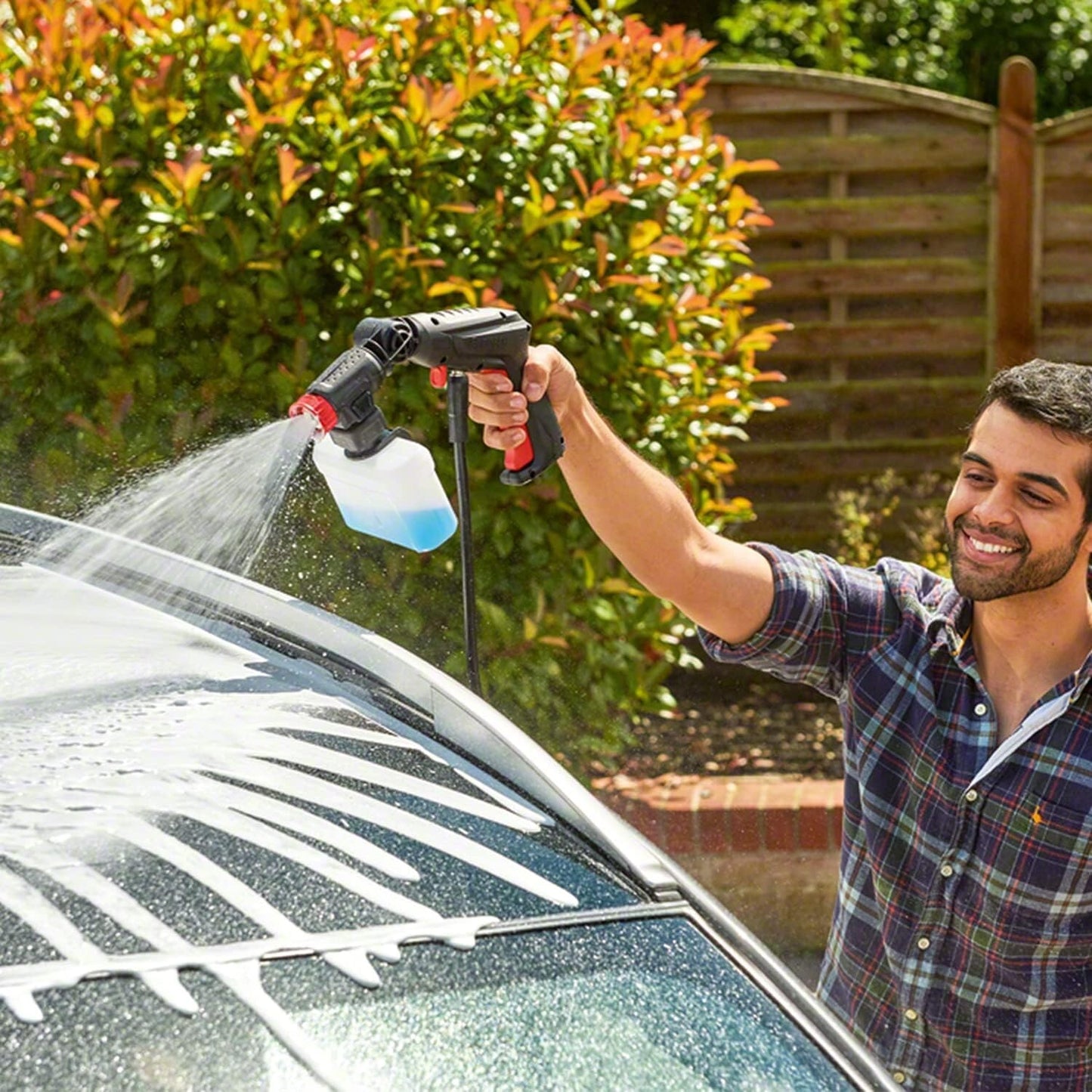 Bosch Pressure Washer EasyAquatak 100 Long Lance (1100 W, 3 m hose, Max 330 l/h)