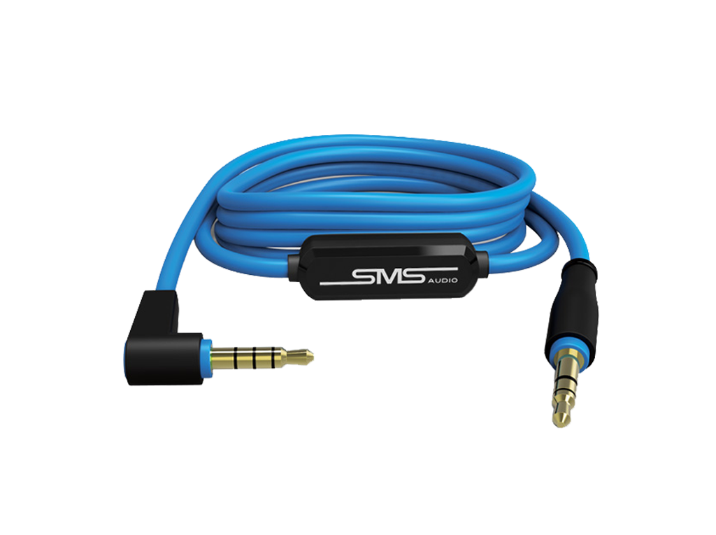 Aux Cable Lead 3.5mm Male Right Angled Cord with Mic Audio Playback Headphone