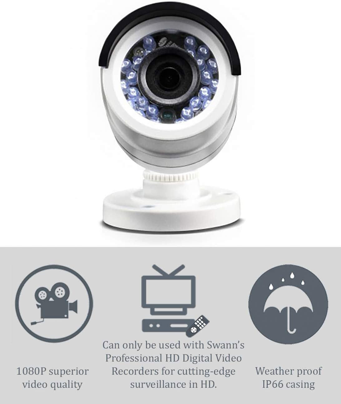 Swann PRO-T853-1080P Multi-Purpose Day/Night Security Camera - Night Vision 30M