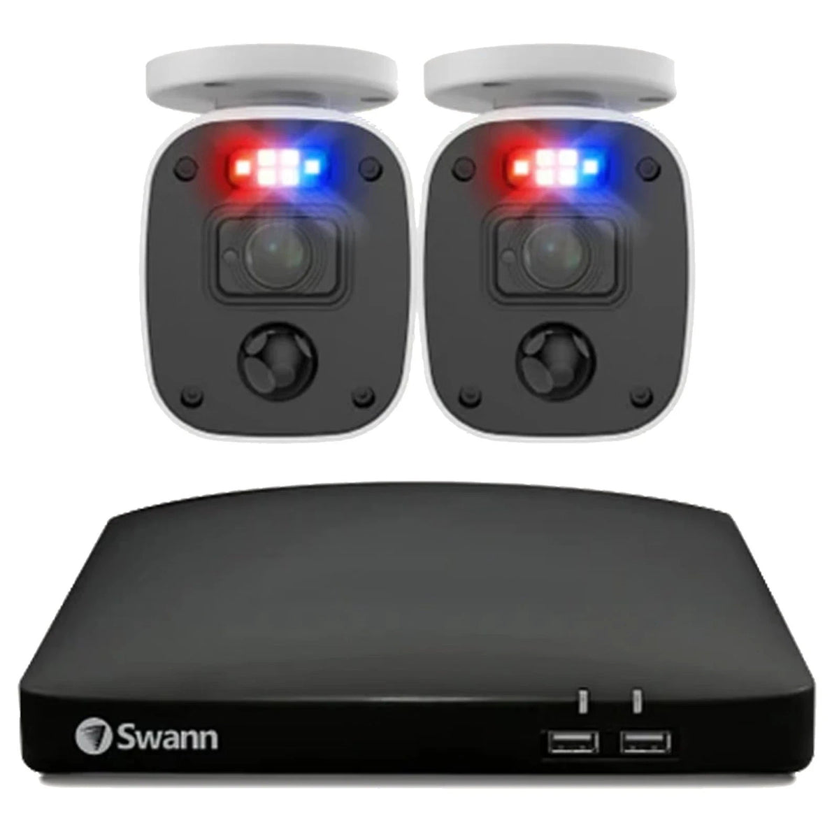 Swann Enforcer 4 Channel DVR CCTV System AHD with 2 Bullet Cameras - SWDVK-44680MQB