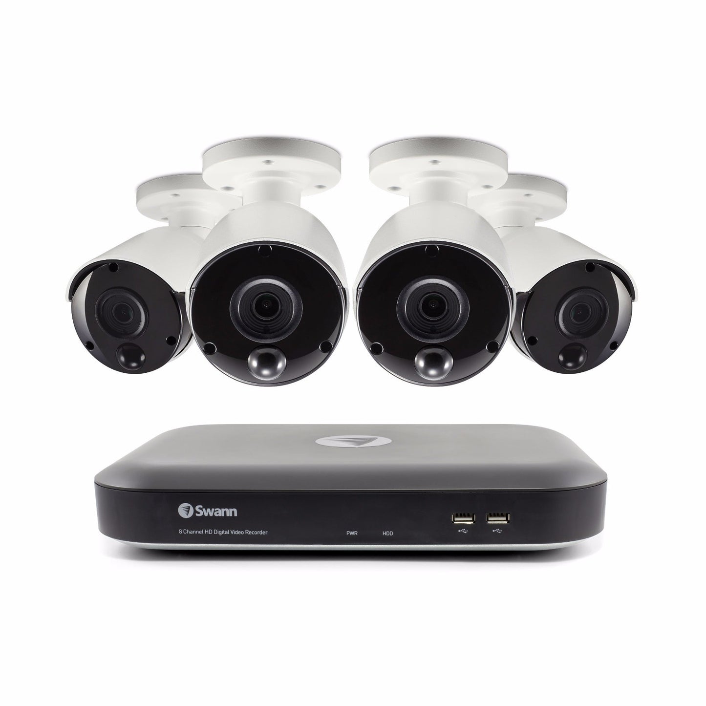 Swann DVR CCTV Kit DVR8 4780 8 Channel 2TB Super HD 3MP Thermal Sensing Cameras