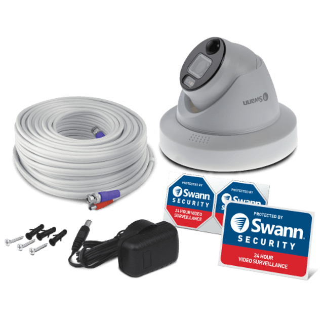 Swann Enforcer 1080p HD Heat & Motion Sensing Analogue 1080DER Dome CCTV Cam