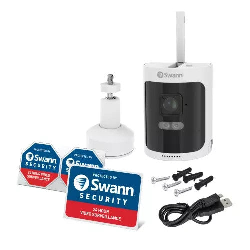 Swann NVK-600SD2 CCTV Kit 8 Cha NVR 64GB 2x WiFi Rechargeable Cameras