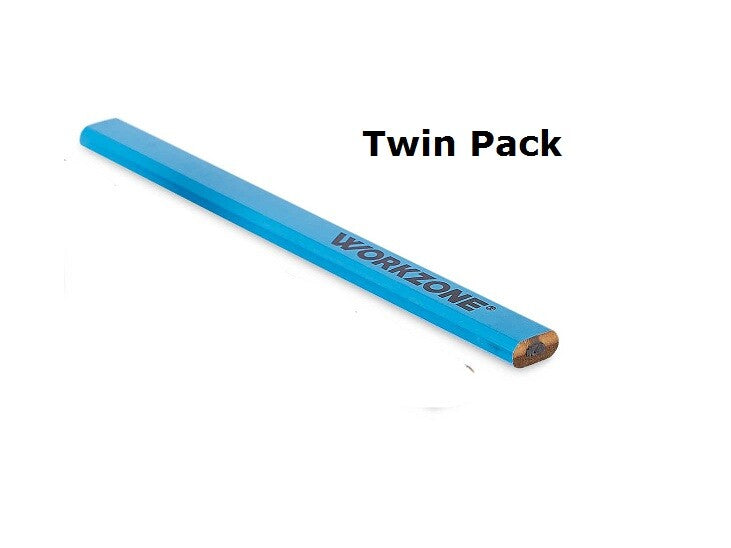 Workzone Carpenters Pencils Joiners FSC Woodwork Builders Hard Lead Wood Marking