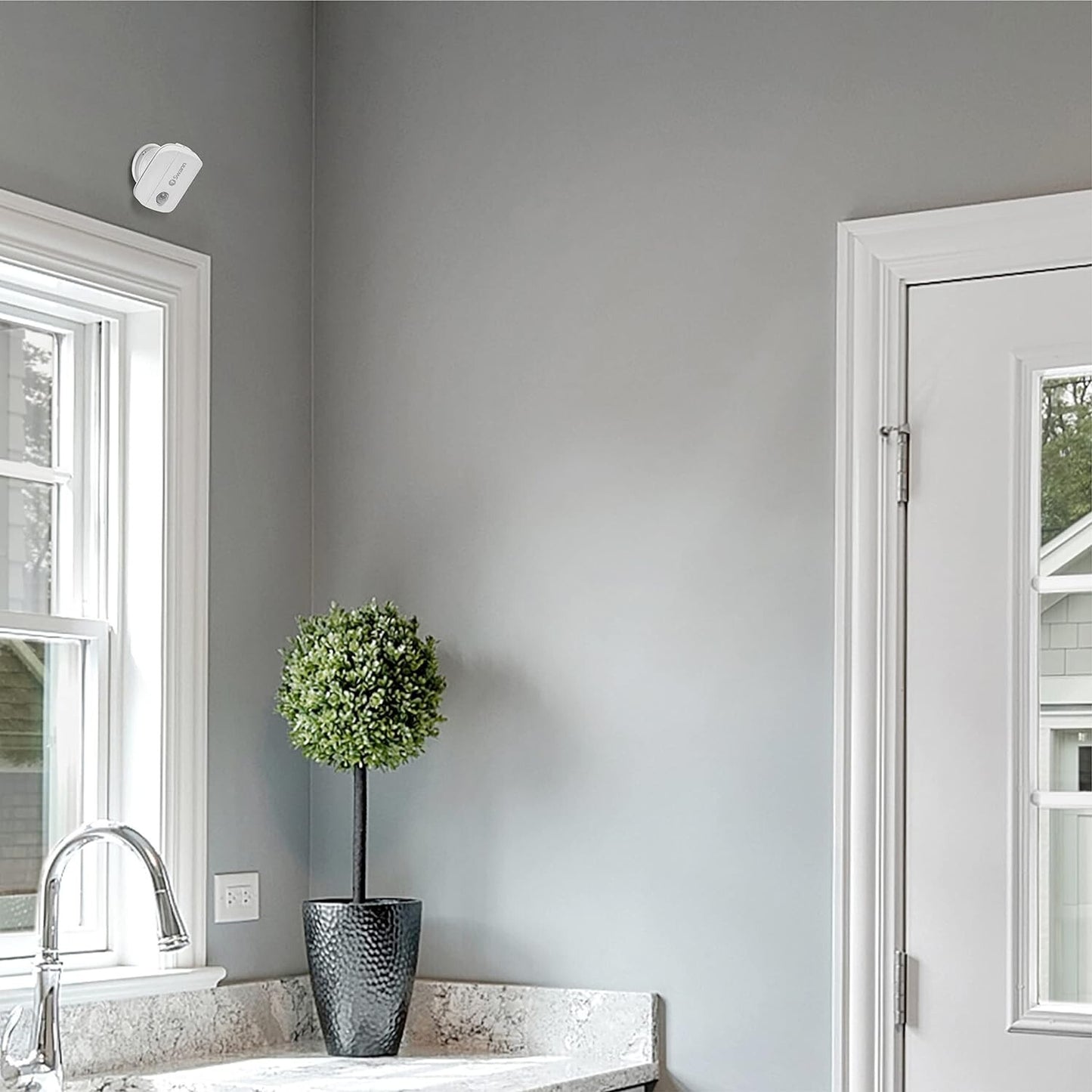 SWANN Smart Indoor Sensor & Siren SWIFI-ALARMKITA-GL Bundle - White