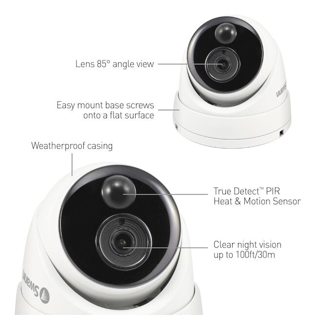 HIKVISION HILOOK DVR 4 or 8-Channel 1080p Lite Turbo HD With Swann PRO-1080MSD
