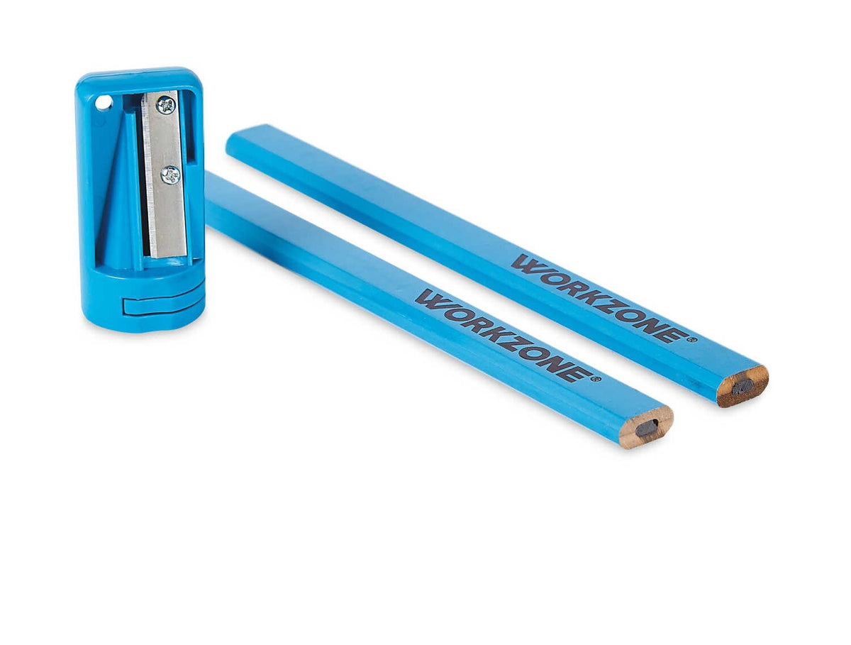 Workzone Carpenters Pencils Joiners FSC Woodwork Builders Hard Lead Wood Marking