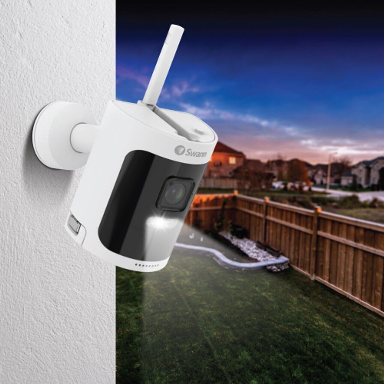 Swann SWNVW-600CMB Quad HD Wireless 2K HD Video 2-Way Talk Indoor or Outdoor