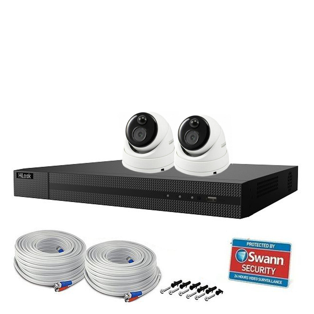 HIKVISION HILOOK DVR 4 or 8-Channel 1080p Lite Turbo HD With Swann PRO-1080MSD