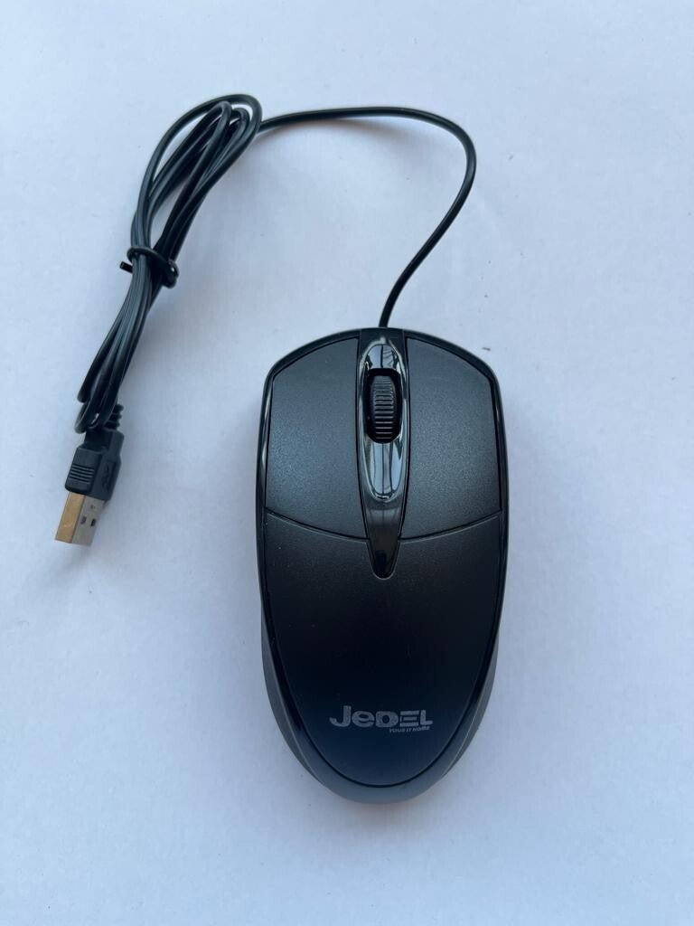 JOBLOT X4 Mixed USB Optical Wheel Mouse Used Microsoft Dell Tecknet & New Jedel