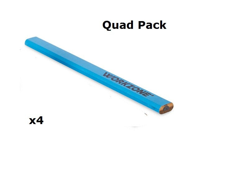 Workzone Carpenters Pencils Joiners FSC Woodwork Builders Hard Lead Wood Marking