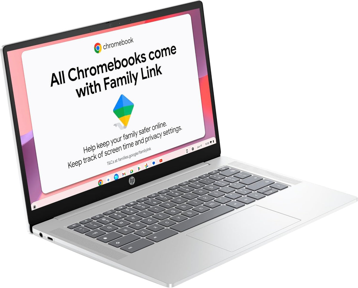 HP Chromebook 14" Intel N100 Processor, 4GB Ram, 128GB UFS - 14a-nf0002sa