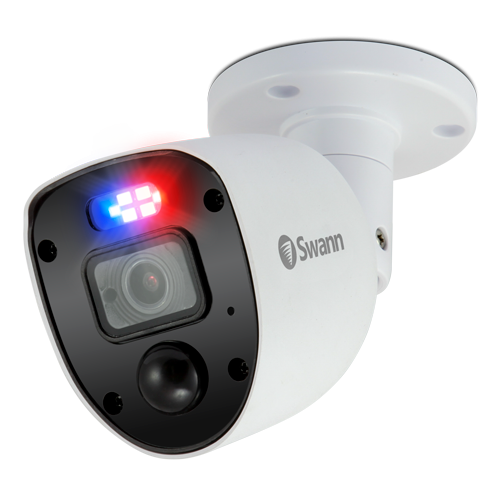 Swann Enforcer CCTV Camera 1080SL HD Police Style Flashing Lights Spotlights x1
