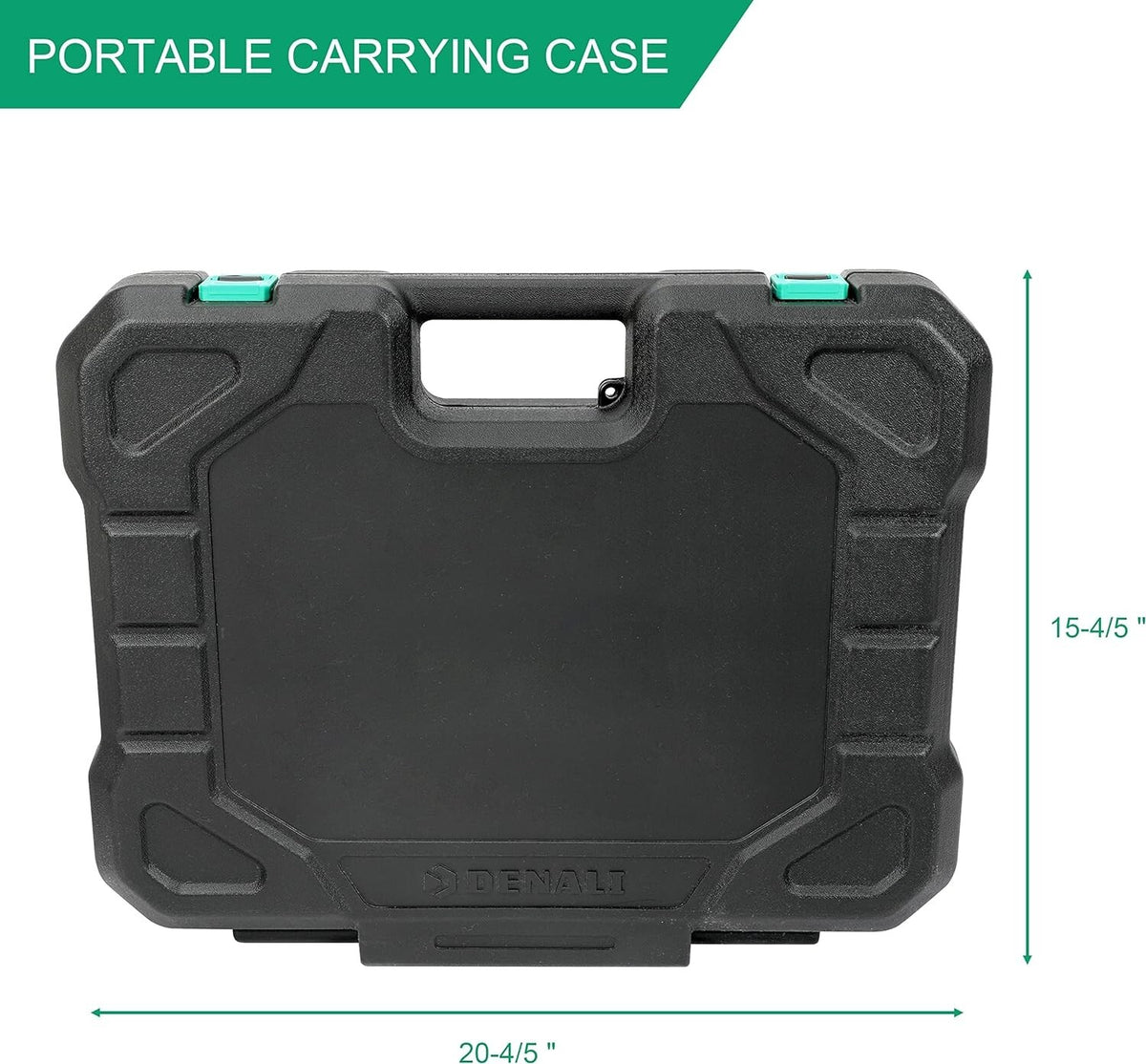 Denali 200-Piece All-Purpose Tool Kit and Socket Set,Carry Carrying Case Black