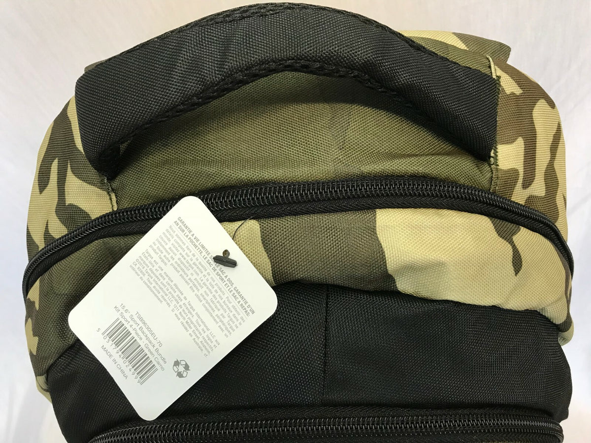 Targus Backpack Sports Work School Rucksack 15.6" Laptop Bag MacBook Green Camo