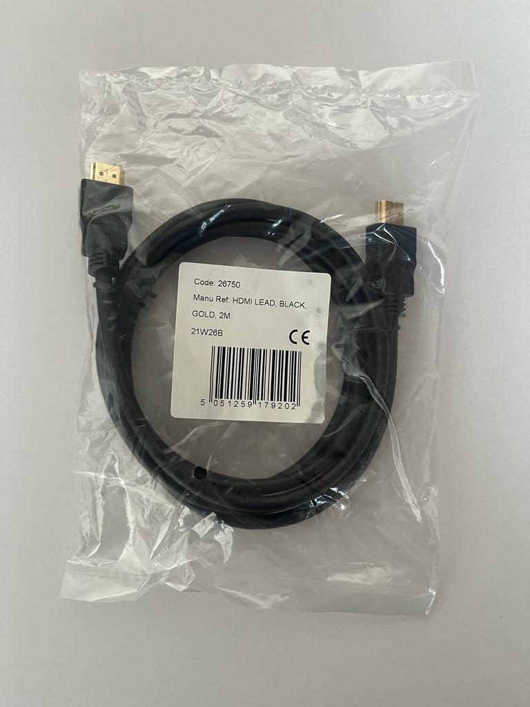 HDMI Gold Cable 4K Ultra HD High Speed Compatible with all HDMI Devices 1.5M/2M