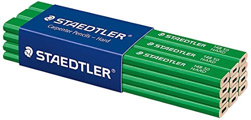 Staedtler Carpenters Pencils Joiners Woodwork Builders Hard Lead Wood Marking
