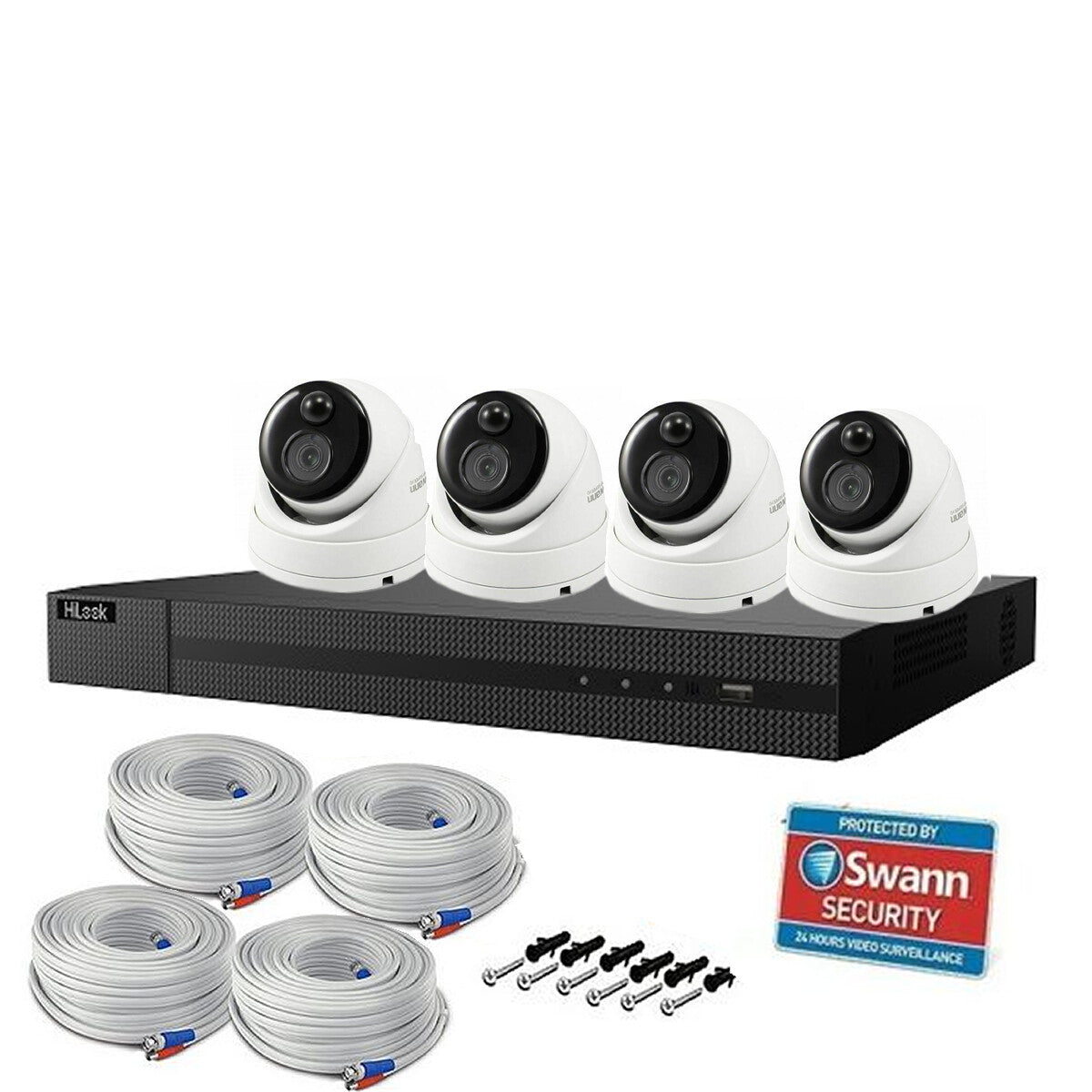 HIKVISION HILOOK DVR 4 or 8-Channel 1080p Lite Turbo HD With Swann PRO-1080MSD