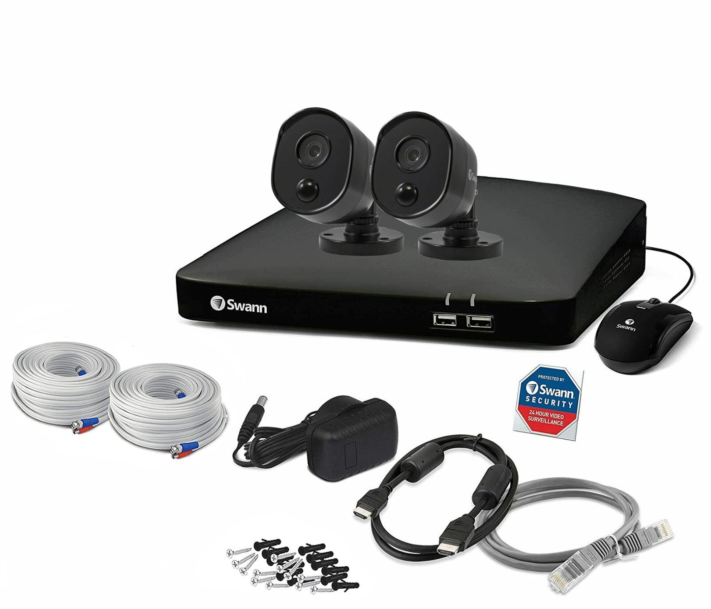 Swann CCTV Kit DVR HDD 4685 8 Channel PRO-1080MSBB With Thermal Sensing