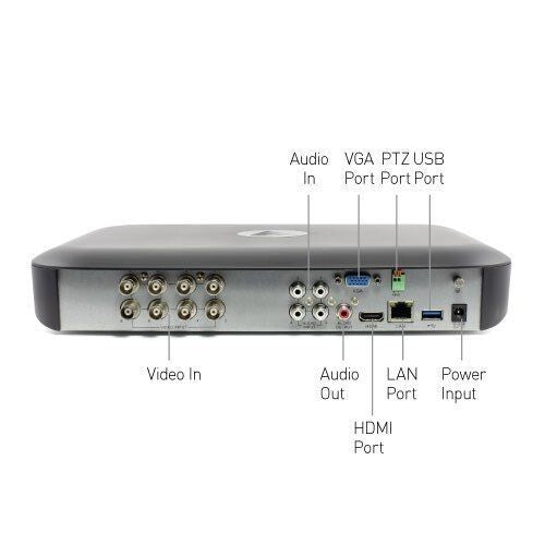 Swann DVR8 4980 8 Channel 5MP Super HD 1080p DVR AHD CCTV Recorder HDMI 2TB HDD