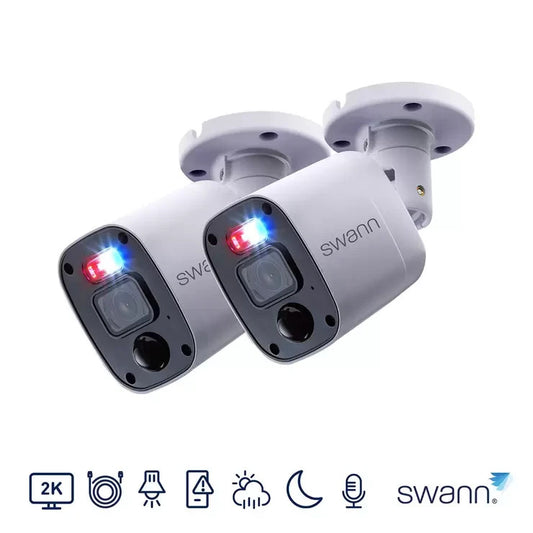 Swann Enforcer 4 Channel DVR CCTV System AHD with 2 Bullet Cameras - SWDVK-44680MQB