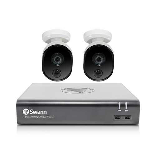 Swann DVR-4580 4-Channel DVR with 1TB HDD and 2 Cameras - SWDVK-445802V-UK