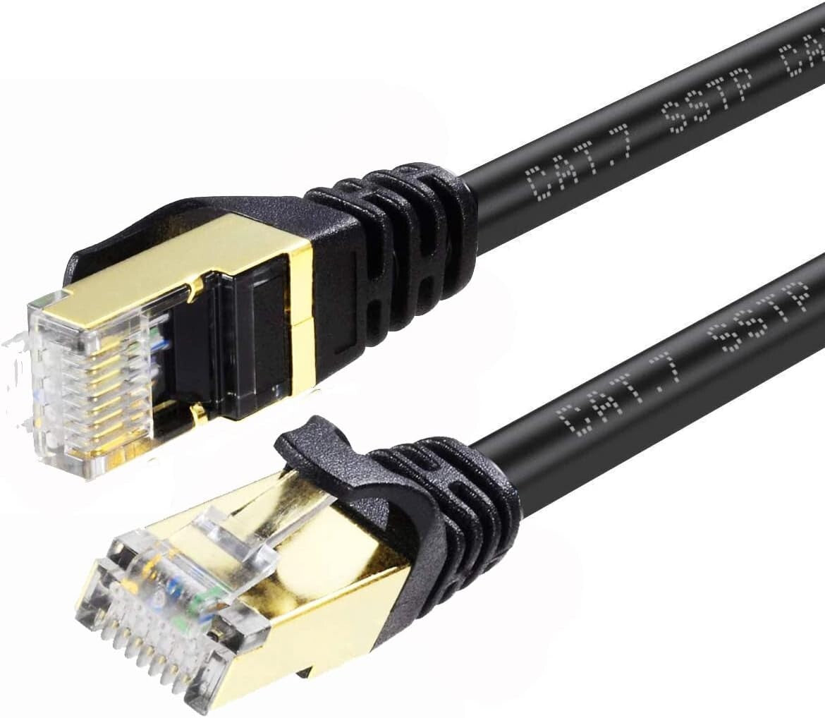 Ethernet Cable RJ45 Cat7 Network Cable Gold 1.5 Meters