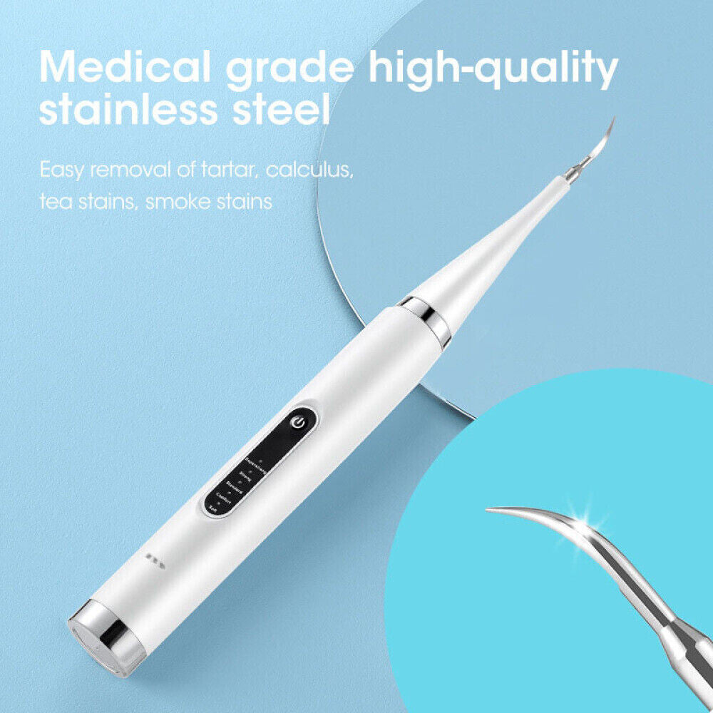 Ultrasonic Electric Tooth Cleaner and Dental Stain Remover Teeth Cleaning Kit