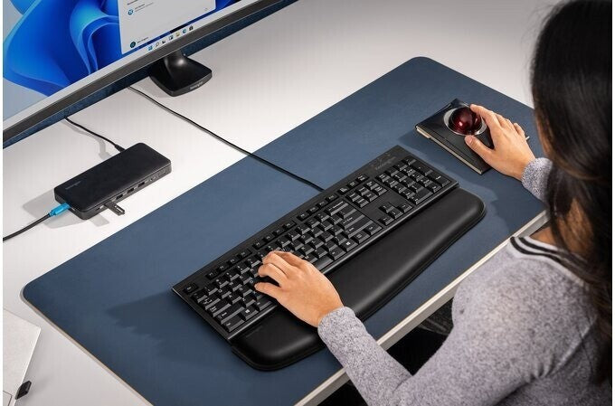 Kensington ValuKeyboard Wired USB Standard Keyboard - UK Layout, Spill Proof