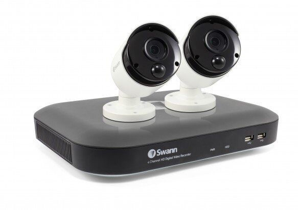 Swann DVR CCTV Kit DVR8 4780 8 Channel 2TB Super HD 3MP Thermal Sensing Cameras