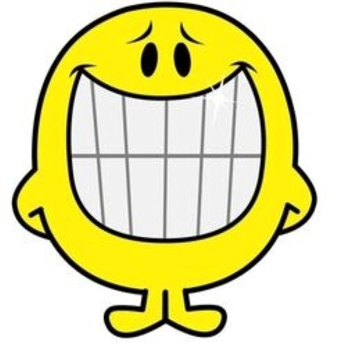 Mr Men Happy Kids Children Stereo Headphones Tangle Free Flat Cable Gift Yellow